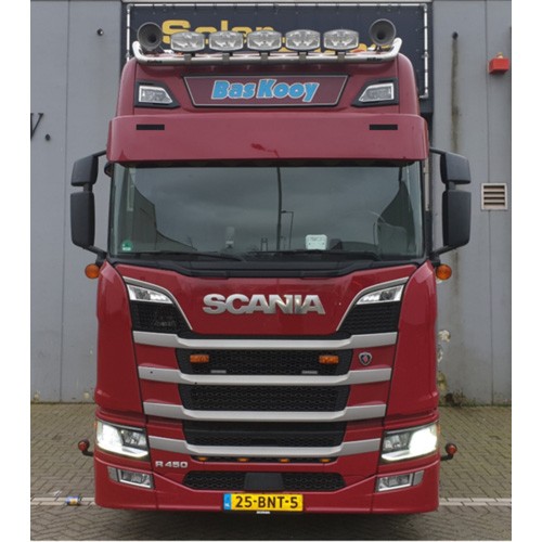 Zonneklep voor Scania NextGen | Rechte Onderkant | 2 Lampgaten