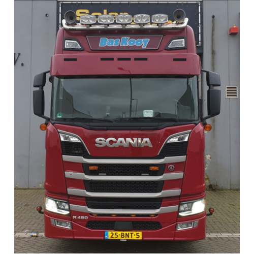 Zonneklep voor Scania NextGen | Rechte Onderkant | 5 Lampgaten