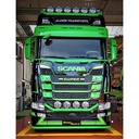 Zonneklep voor Scania NextGen | Rechte Onderkant | 7 Lampgaten