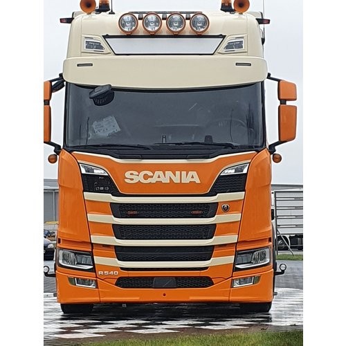 Sunvisor for Scania NextGen | Round Bottom | 2 Lightholes