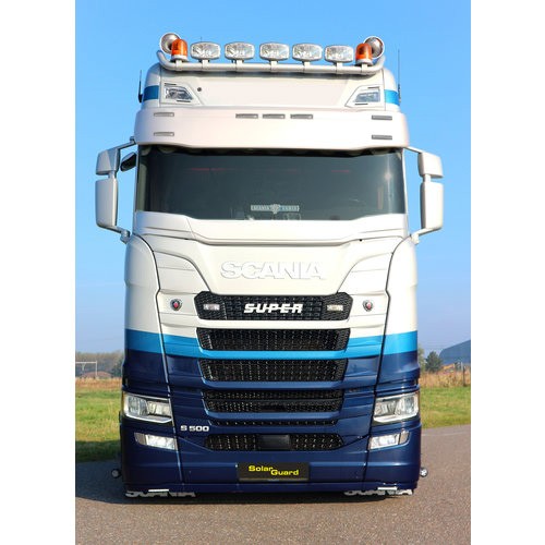Sunvisor for Scania NextGen | Curved Edge | 7 Lightholes