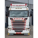 Zonneklep voor Scania Streamline 2013+ Topline | Type 3D | Vlak | 7 Lampgaten