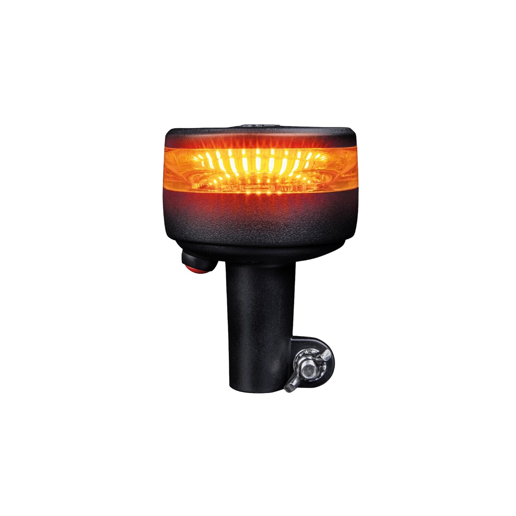 Cruise Light LED Zwaailamp met Heldere Lens | Stangmontage | Ø90mm