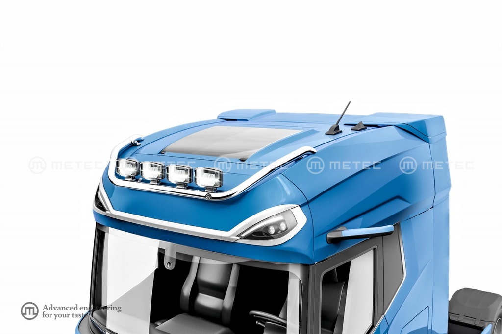 Stainless Steel Roof Light Bar "TOP" for DAF NGD XG+