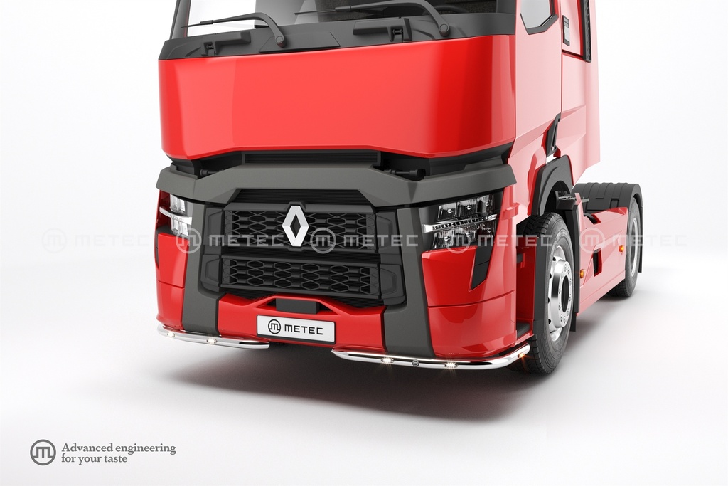 Metec Spoilerbar for Renault T Series | Corners L/R | 4 White + 2 Amber LEDs