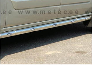 Metec Sidebars for Ford Transit Custom 2013+ & Ford Transit L2 2014+ | Long Wheelbase 3300mm | 5 Amber LEDs