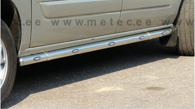 Metec Sidebars voor Ford Transit Custom 2013+ | Korte Wielbasis 2933mm | 4 Oranje LEDs