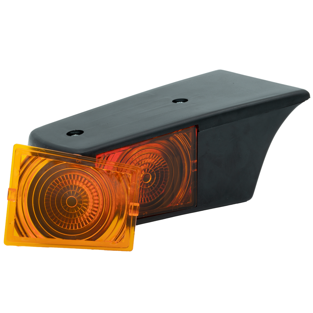 Reserve Lens voor Old School Toplamp | Oranje