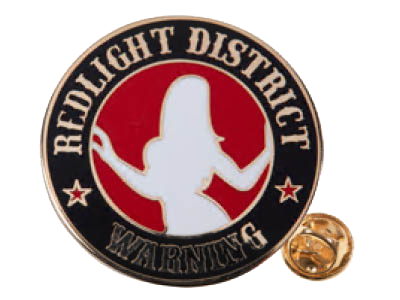 Pin - Redlight District (Rond)