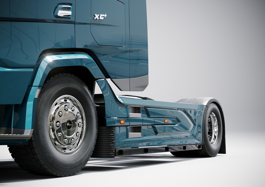 Old School Sidebars for DAF NewGen | Wheelbase 4000mm