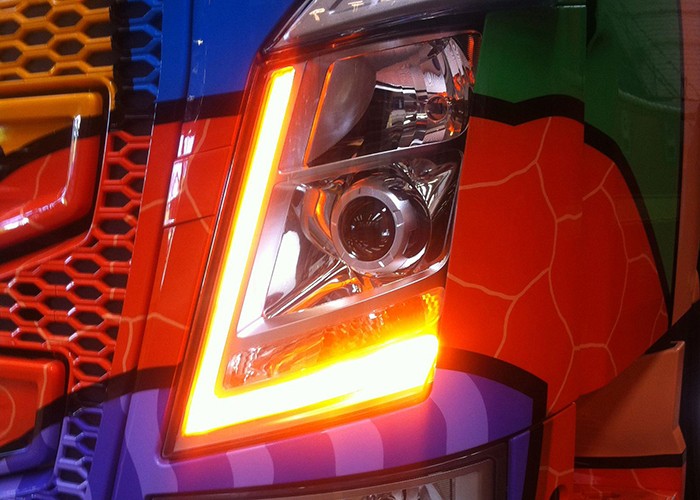 DRL LED Unit Set voor Volvo FH4 tot 06/2015 | Oranje