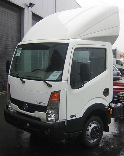 3D SPOILER VOOR RENAULT MAXITY & NISSAN CABSTAR / NT400 | Hoogte 95cm