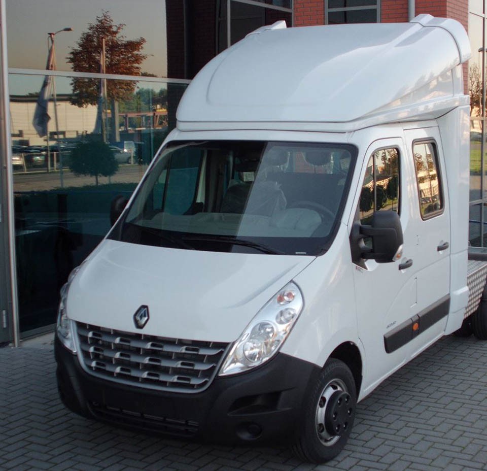 3D Spoiler Dubbel Cab Renault Master / Opel Movano 2010+ | 60-100cm