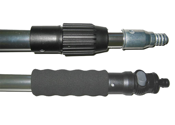 Telescopische Borstelsteel met Waterdoorvoer