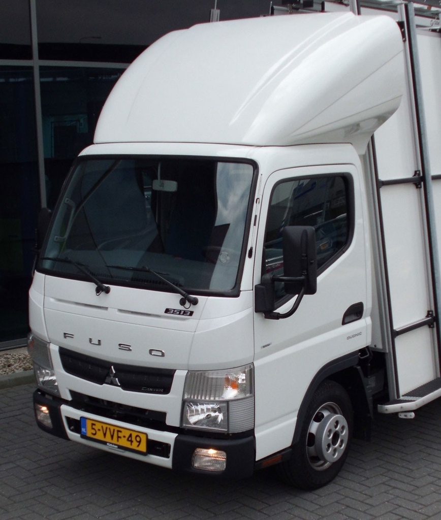 3D SPOILER voor Mitsubishi Fuso Canter 2003+ | Hoogte 70cm