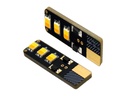 T10 Dual Color LED Lampen 24V Oranje / Xenon Wit | Set van 2 stuks