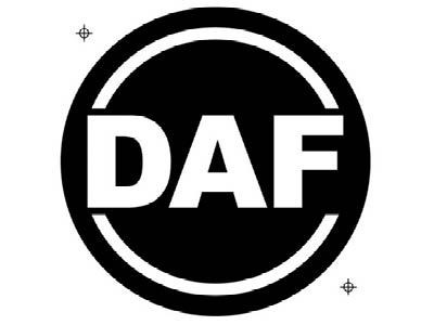 Rond Wieldoplogo "DAF" | Ø 70mm