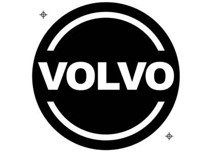 Round Hub Cap Logo "Volvo" | Ø 70mm