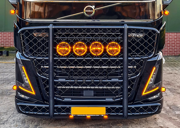 DRL LED Units voor Volvo FH4B - Oranje
