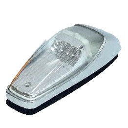 Amerikaanse LED Toplamp 12-24V - Wit/Chroom
