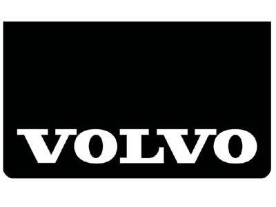 Spatlap voor Volvo | Zwart met Witte Opdruk | 60x35cm