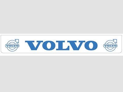 Spatlap Achterbumper voor Volvo | Wit met Blauwe Opdruk | 238x35cm
