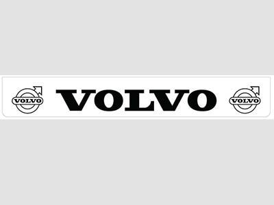 Spatlap Achterbumper voor Volvo | Wit met Zwarte Opdruk | 238x35cm