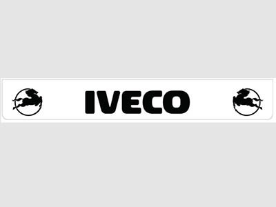 Mudflap Rear Bumper for Iveco | White with Black Print | 238x35cm