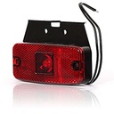 LED Zijmarkeringlicht met Montagevoet 12-24V - Rood