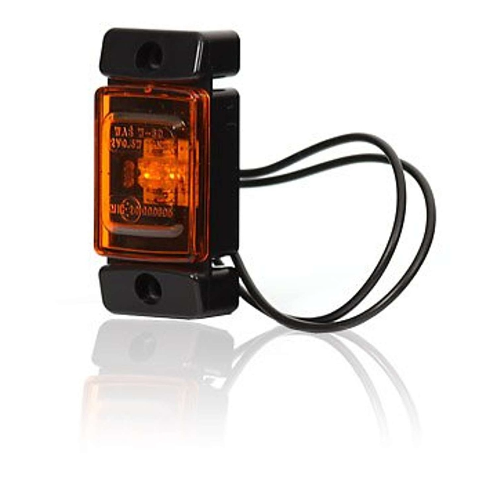 LED Opbouw Zijmarkeringslicht 12-24V | Oranje