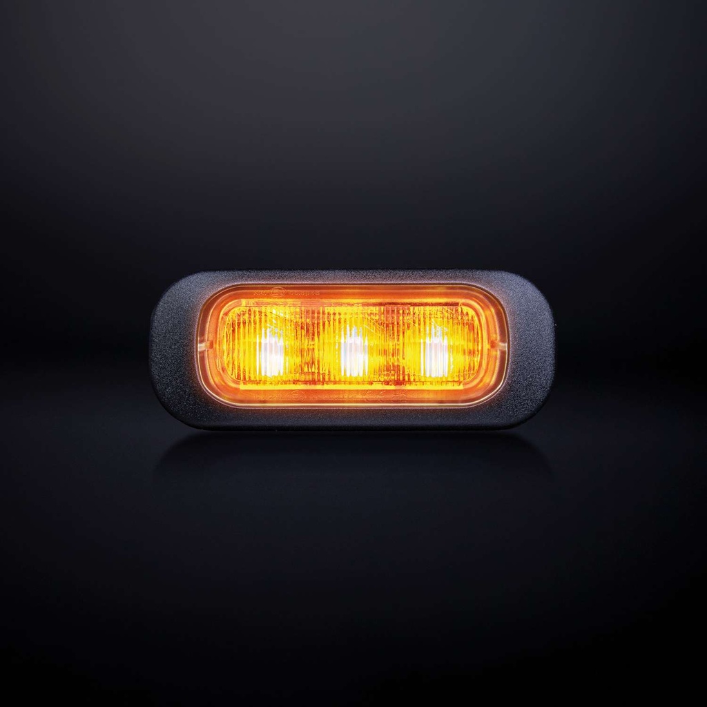 Dark Knight LED-flitser 3-LED Oranje - Heldere Lens