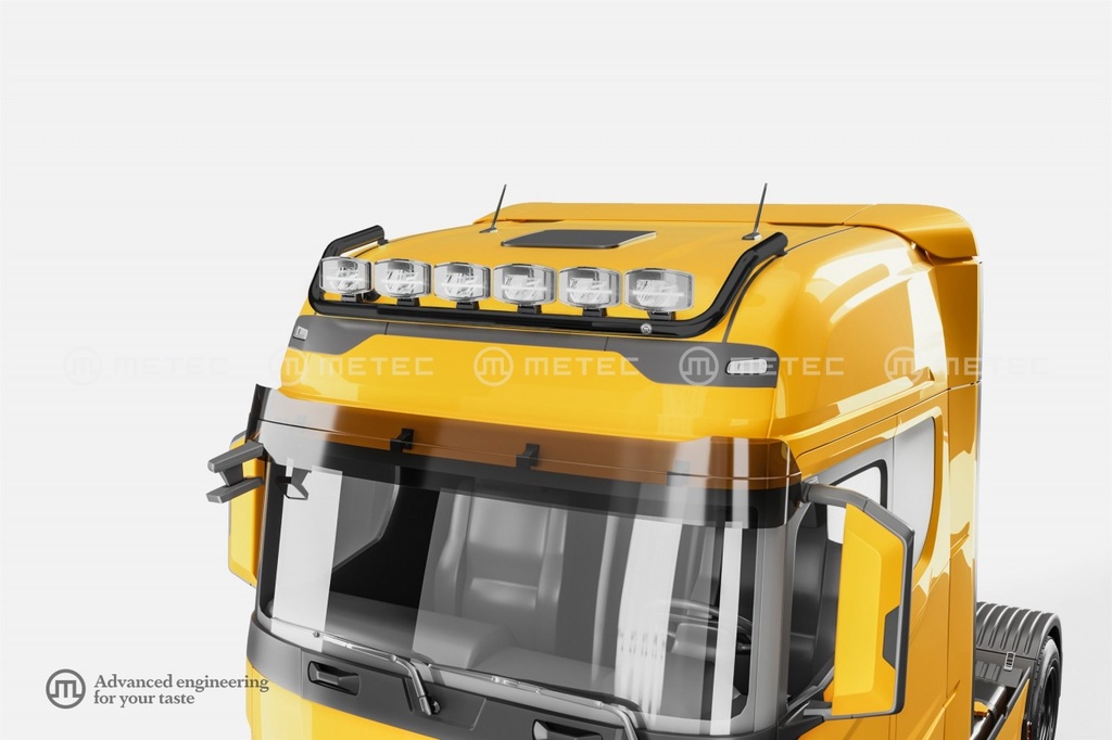 RVS Dakbeugel "TOP" voor Ford F-Max High Roof | Zwart