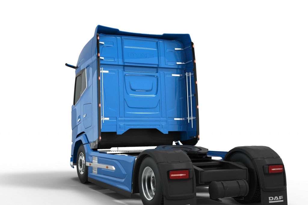 RVS Lichtstrips voor Zijspoilers DAF XG/XG+ | Zwart