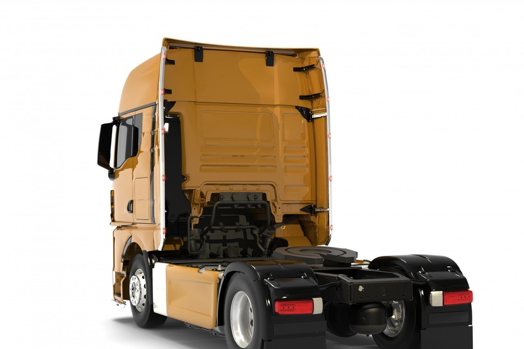 Stainless Steel Light Strips for Side Spoilers MAN TGX GX