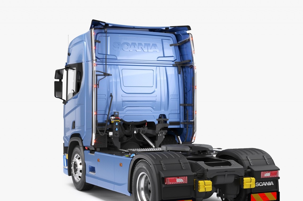 RVS Lichtstrips voor Zijspoilers Scania NextGen R-Serie