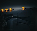 IZE LED Black Bullet Torpedo Roof Marker Light