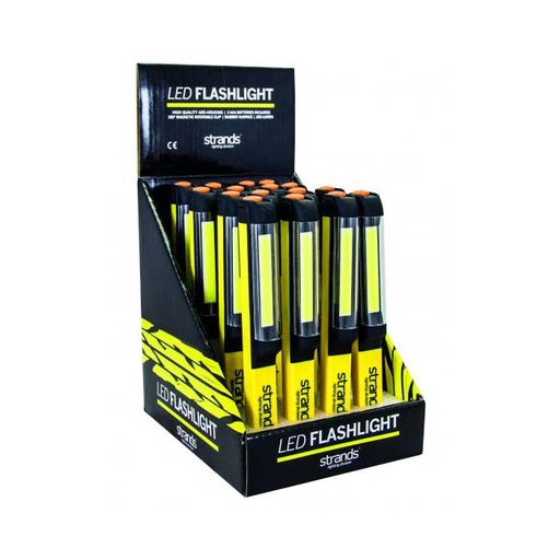 [5810002-kit] LED Flashlight 200 Lumen | 16 Piece Set