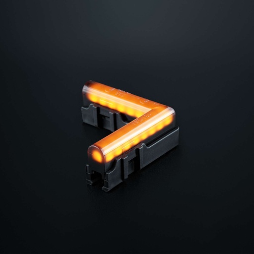 [5900043] Freedom Dark Line Position Light Amber | Corner