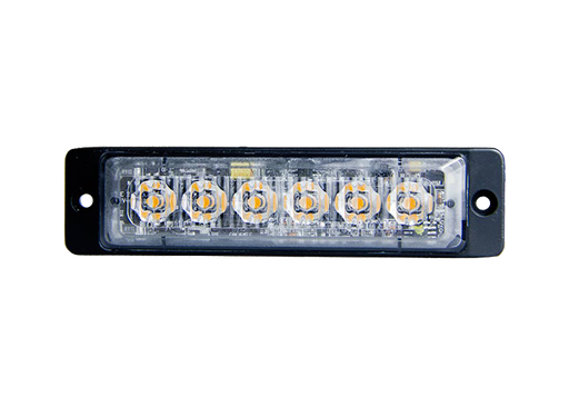 [5850170HP-A] 6-LED Flitser 18W | Oranje