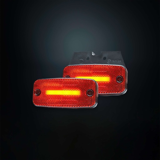 [5820131] LED zijmarkeringslamp rood "One line"