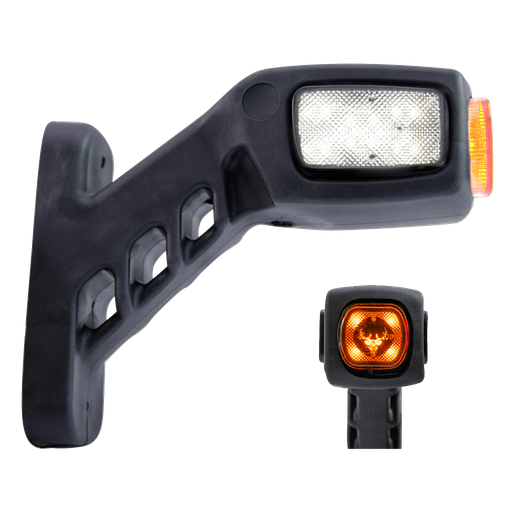 [5900003] Freedom 3-Kleuren LED Breedtelamp 136mm Haaks | Links