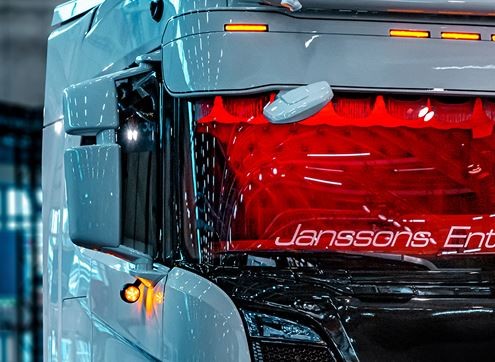 [5809227] Unity LED Interieurlamp 281mm - Rood