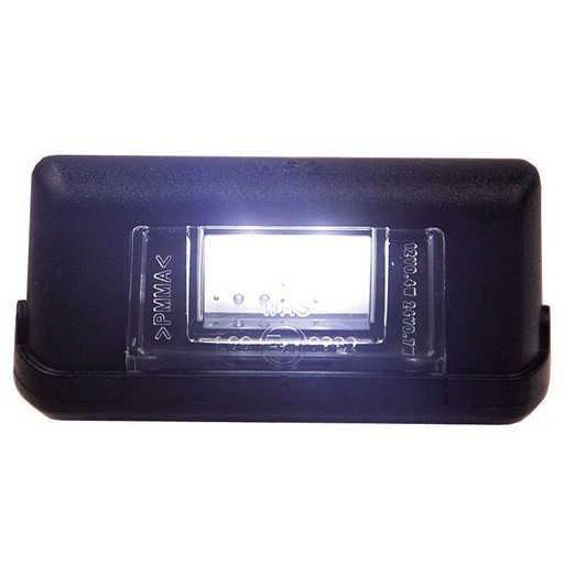 [5800032-S] 3-LED Kentekenplaatlicht met Positielicht 12/24V | Zwart