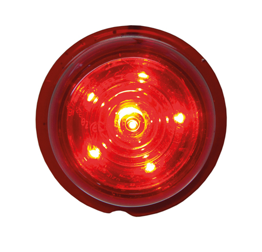 [5800401] Viking Led Unit Rood met Rode Lens 12/24V