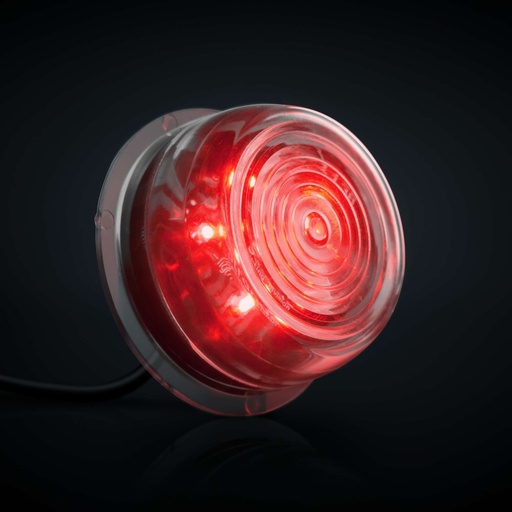 [5800407] Viking 6 LED Unit Rood | Heldere Lens | 5m Kabel