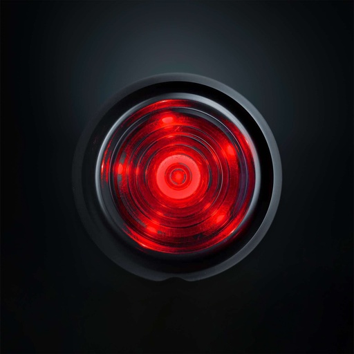 [5800410] Dark Knight Viking 6 LED Unit Rood | Smoke Lens | 5m Kabel