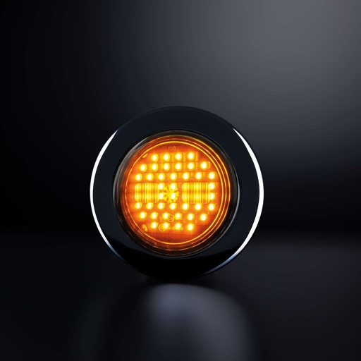 [5800623] IZE LED Dark Knight Richtingaanwijzer Rond