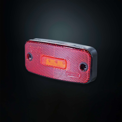 [5810131] LED Side Marker Light 12-24V + 5m Cable - Red