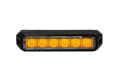 [5850176HP-AM] 6-LED "MINI" Strobe/Warning Light | Amber