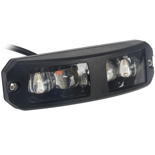 [5850197HP-A] 180° LED Flitslamp 12-24V - Oranje